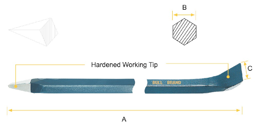 Slate Bar - Hex Shank