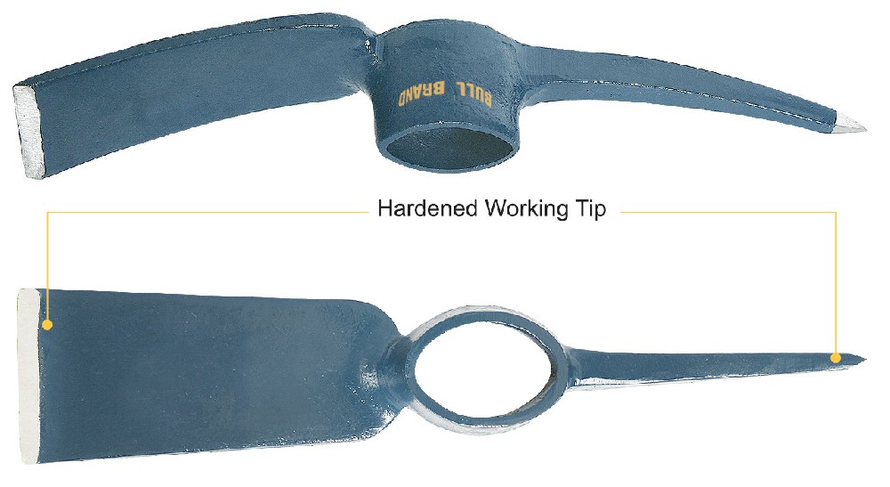 Pick/Mattock Head - Oval Hole