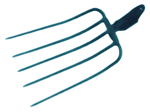 F5RV Five Round Tine v Socket Fork Head